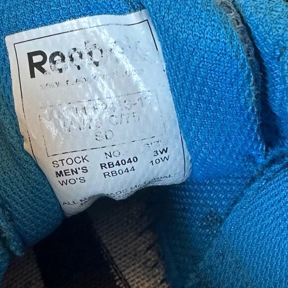 Reebok Blue Gray Cushion Hiking Camping Blokette Comfort Sneaker Men 8 Woman 10 - Picture 8 of 11